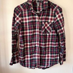 Eddie Bauer Women’s Flannel Plaid Shirt